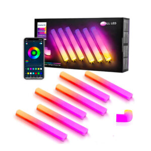 LED Smart σετ με μπάρες τοίχου 30cm Bluetooth RGBIC H6062