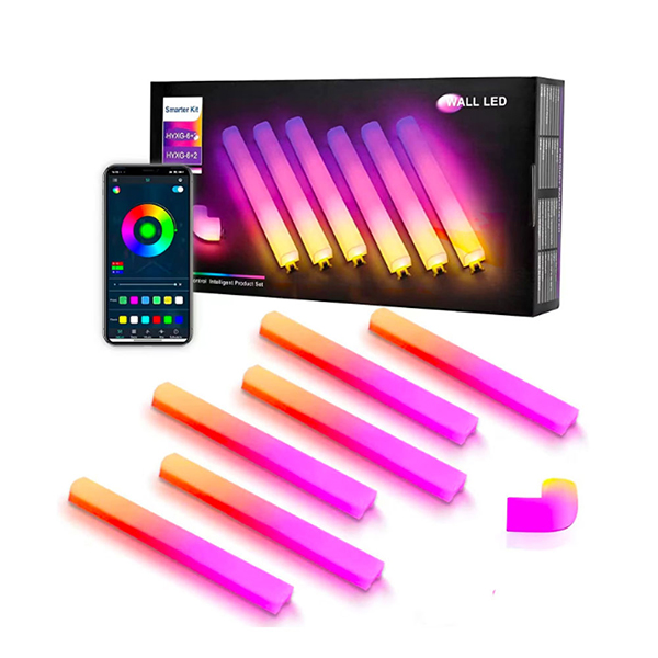 LED Smart σετ με μπάρες τοίχου 30cm Bluetooth RGBIC H6062