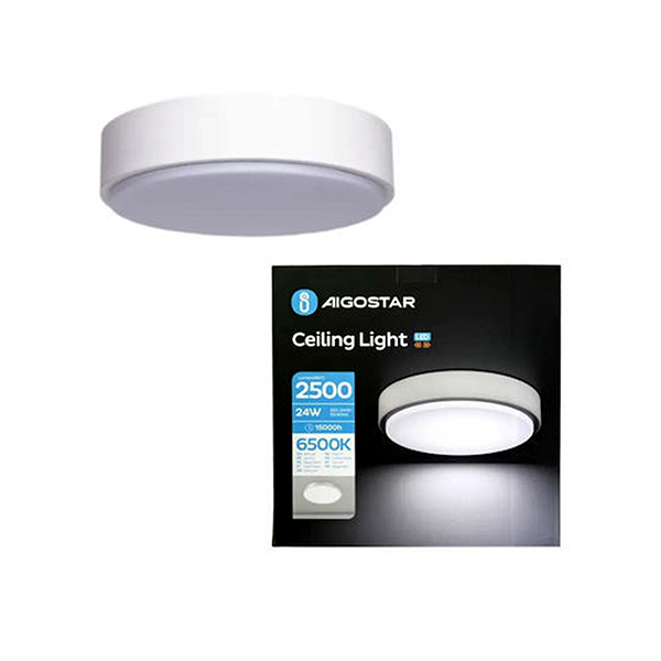 LED Πλαφονιέρα φωτιστικό οροφής ψυχρό λευκό 105396 Aigostar