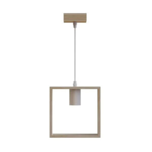 Φωτιστικό οροφής μονόφωτο τετράγωνο μπεζ Aigostar