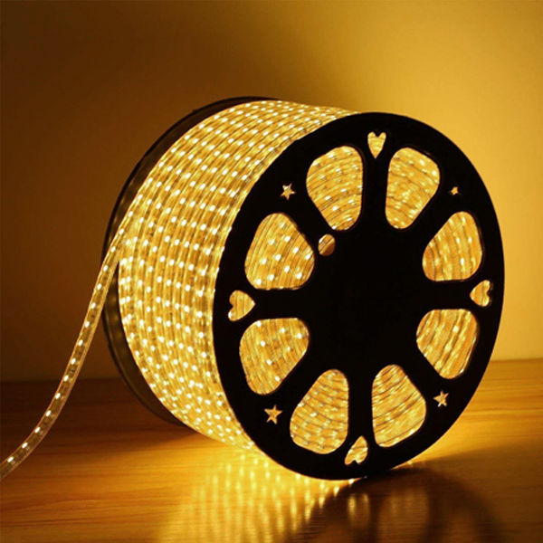 LED Ταινία αδιάβροχη 220V θερμό λευκό 3500Κ (τιμή ανά μέτρο) ΟΕΜ