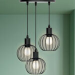 Φωτιστικό οροφής τρίφωτο μαύρο Aigostar