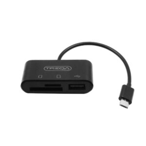 Card Reader TF/SD με USB 2.0 συνδεσιμότητας Micro USB USB-5 Treqa