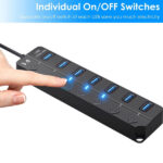 USB Hub 3.0 με 7 θύρες HQ-7-PORT Factory