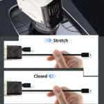 Φορτιστής αυτοκινήτου και βολτόμετρο 5.4A με θύρες 1xUSB και 1xTypeC 109165