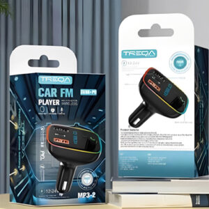 FM Transmitter φορτιστής αυτοκινήτου Bluetooth με θύρες 2xUSB και 1xTypeC MP3-2 Treqa
